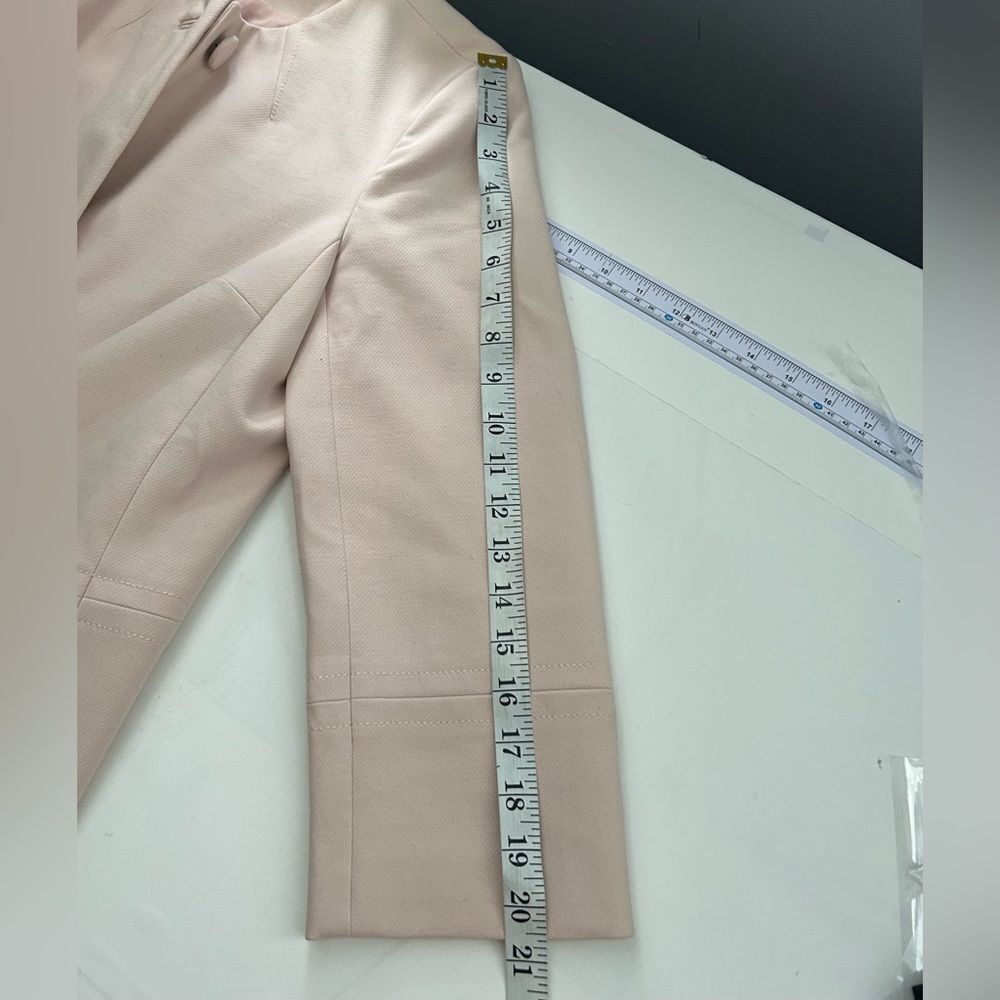 Talbots Pale Pink Long Lined Blazer Size 10 Petite - Picture 10 of 10